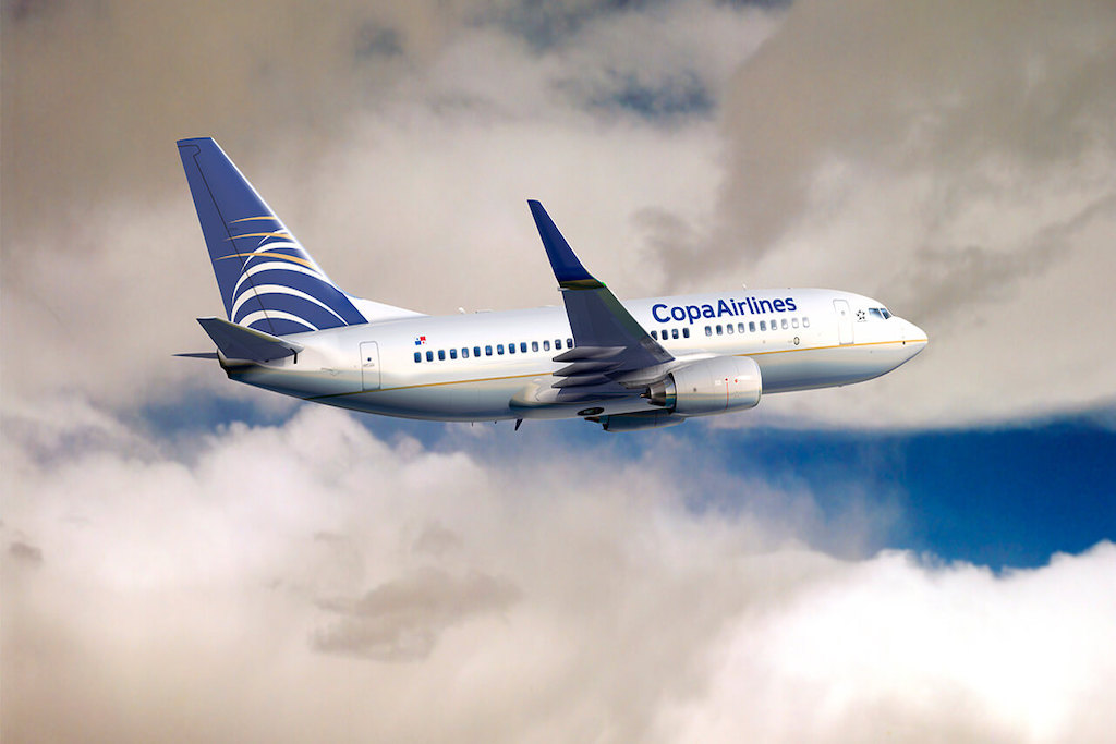 A Copa Airlines Boeing 737 aircraft.