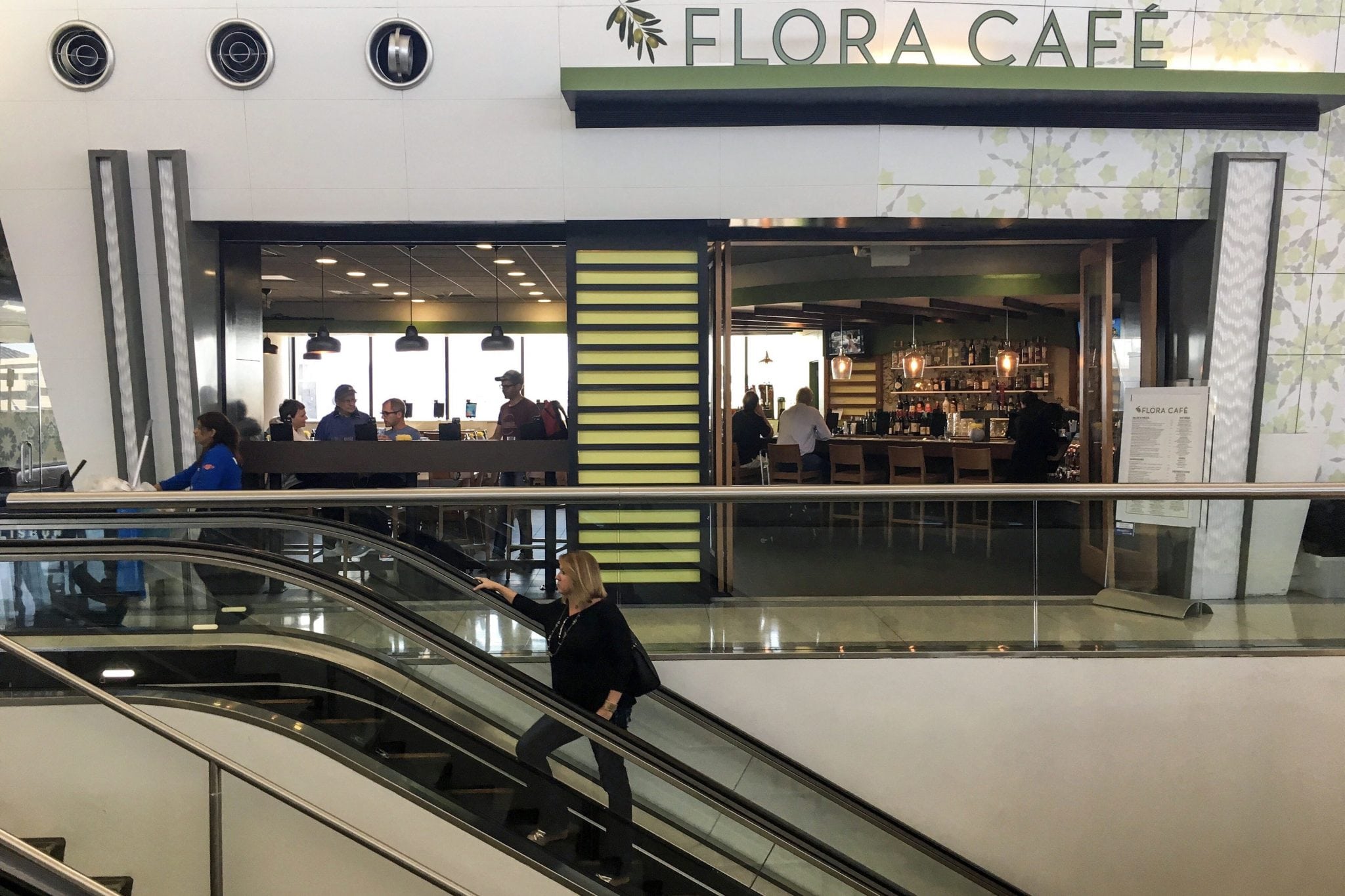 Passengers at Newark Airport