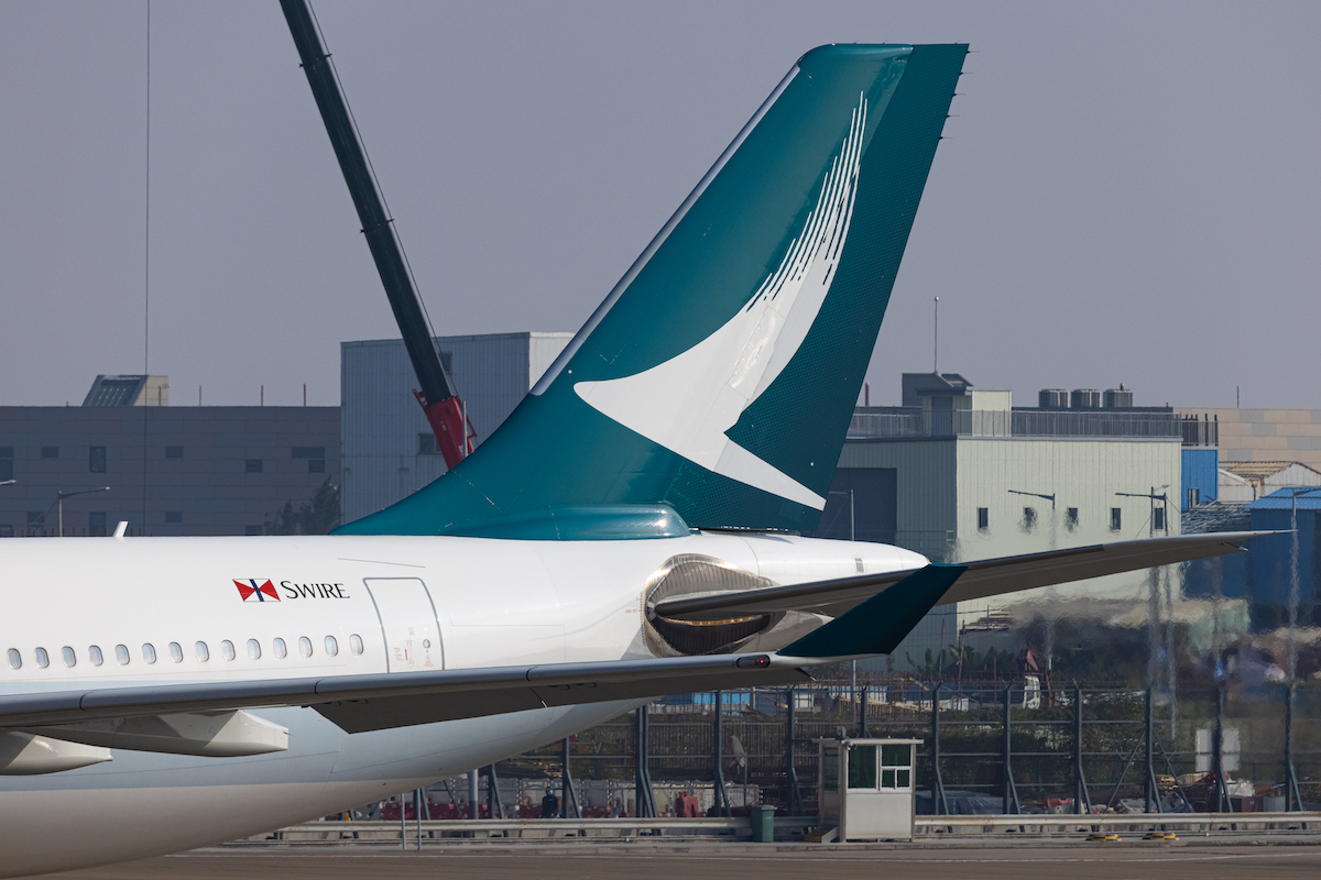 A Cathay Pacific Plane Tail