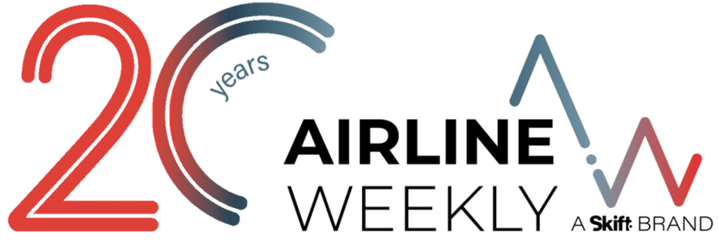 The Airline Weekly 20th anniversary logo